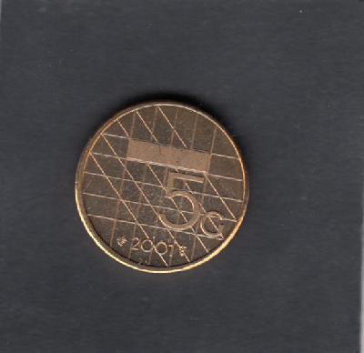 Beschrijving: 5 Gulden Beatrix